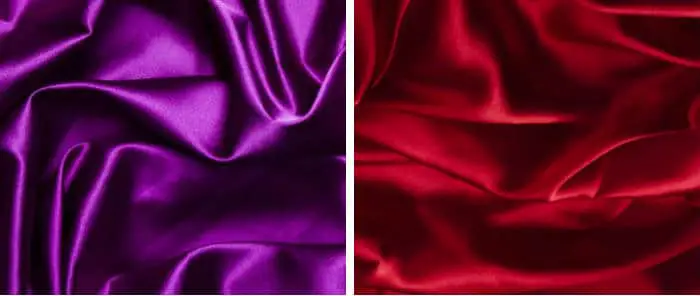 difference between satin silk